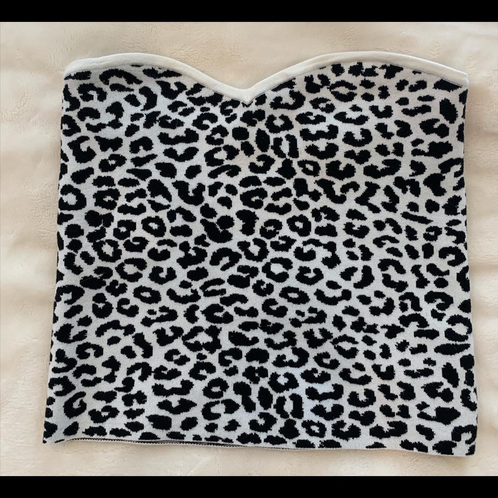 Cheetah tube top